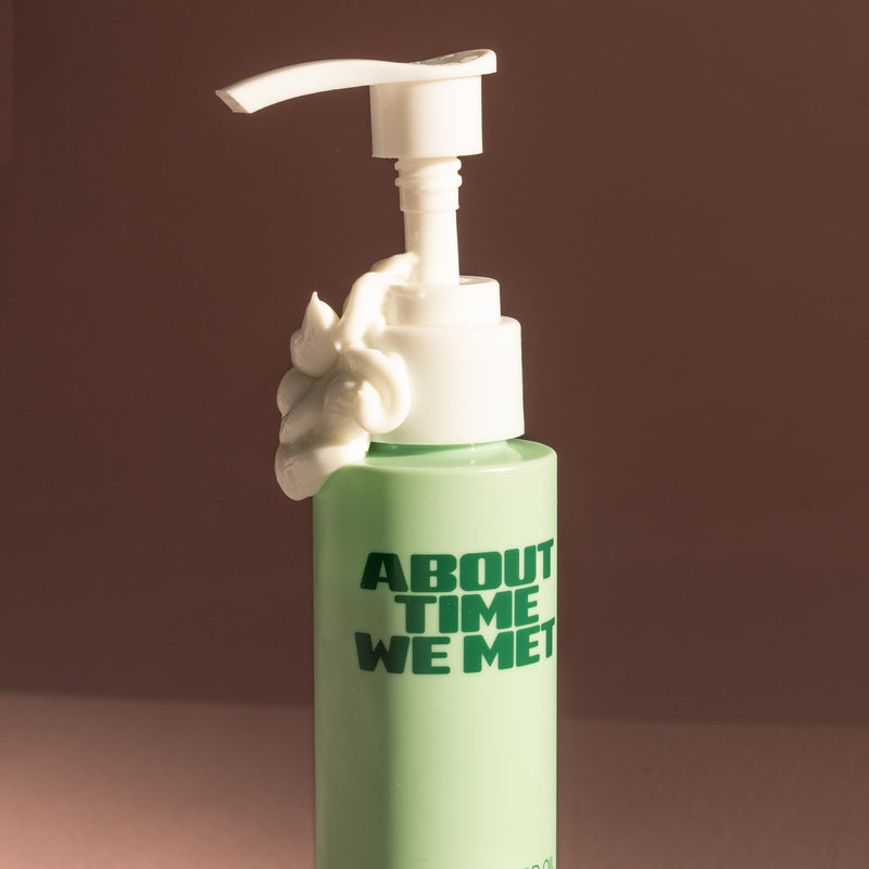 About time we met's cream cleanser product sample 
