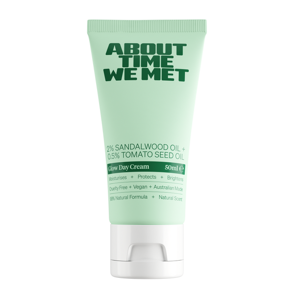 About time we met's glow day cream