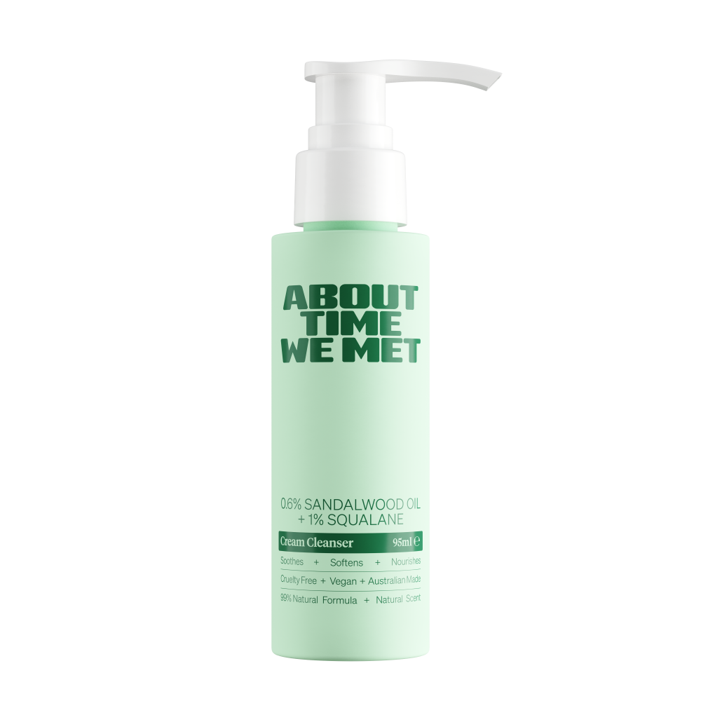 About time we met's cream cleanser 